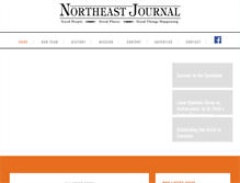 Tablet Screenshot of northeastjournal.org